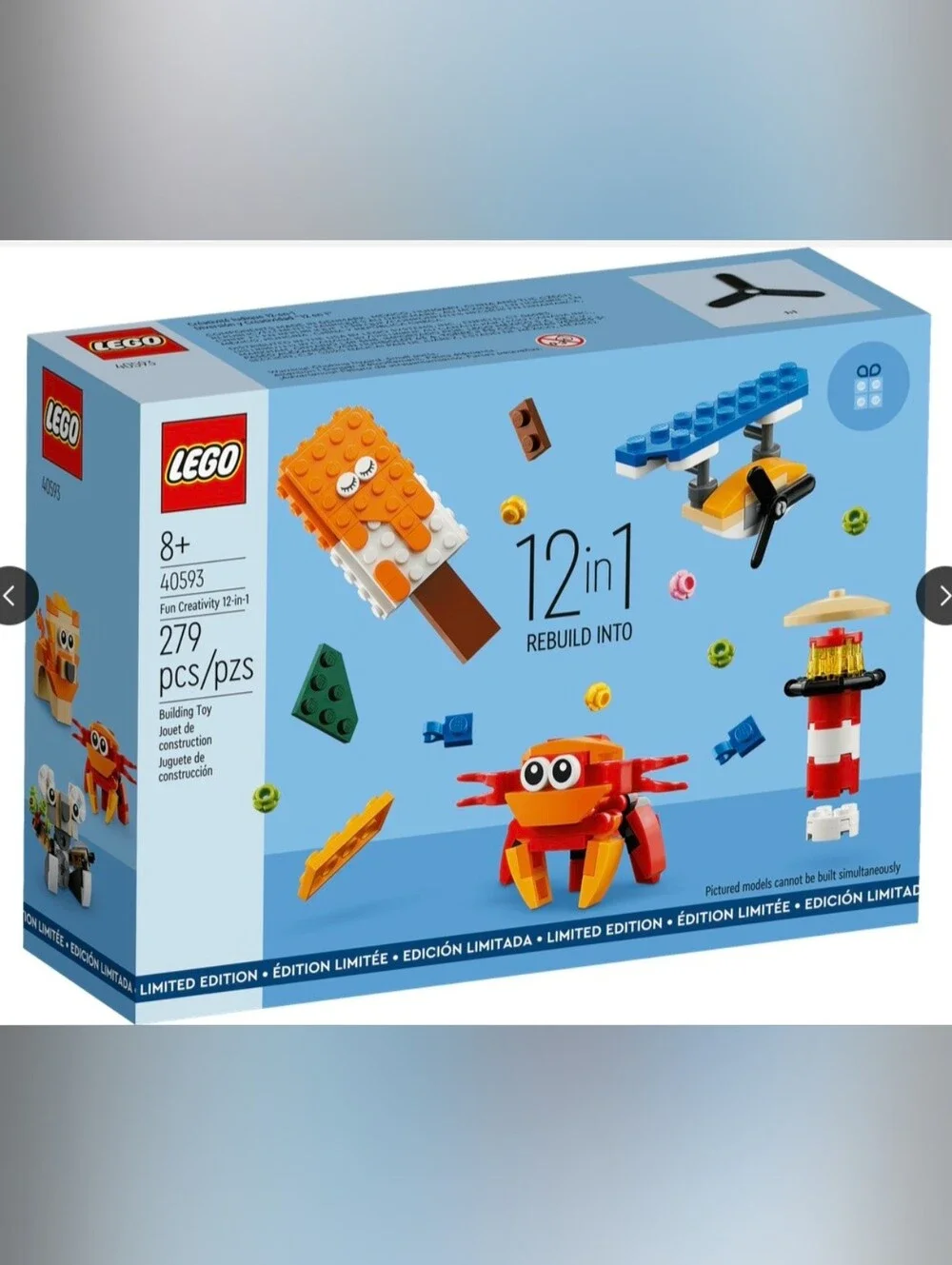 LEGO (40593) Fun Creativity 12-in-1 + Spring Fun VIP Add-On Pack (40606)